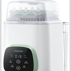MOMCOZY Auto Bottle Washer Sterilizer KleanPal Pro & Dryer Combo- WHITE